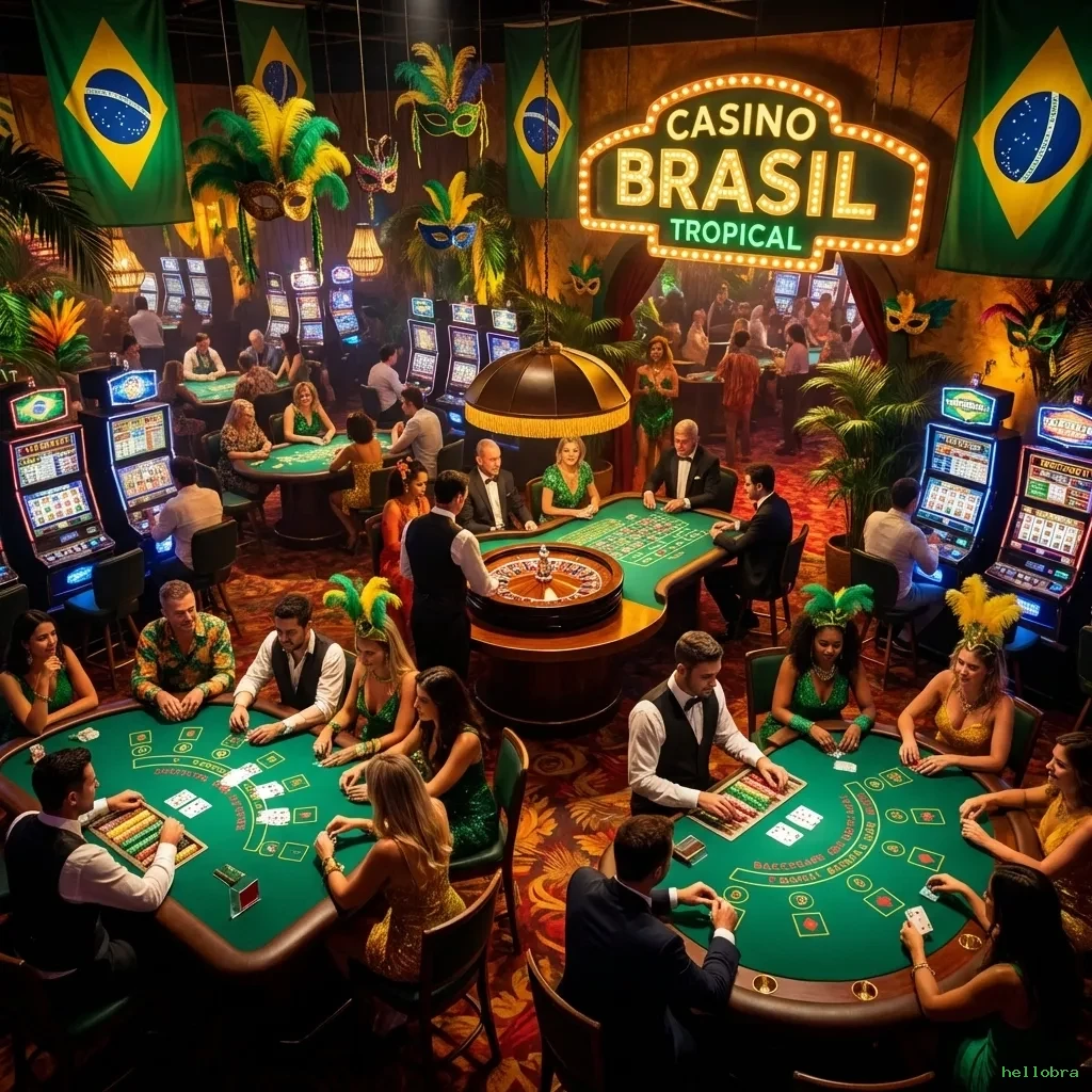 Imagem promocional do cassino online da hellobra mostrando jogos ao vivo